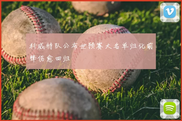 科威特队公布世预赛大名单归化前锋伤愈回归